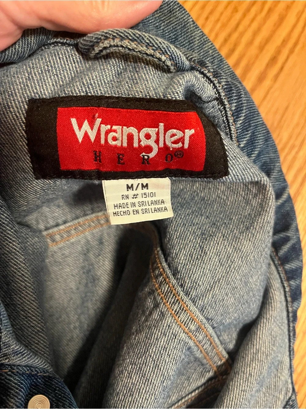 Wrangler hero denim